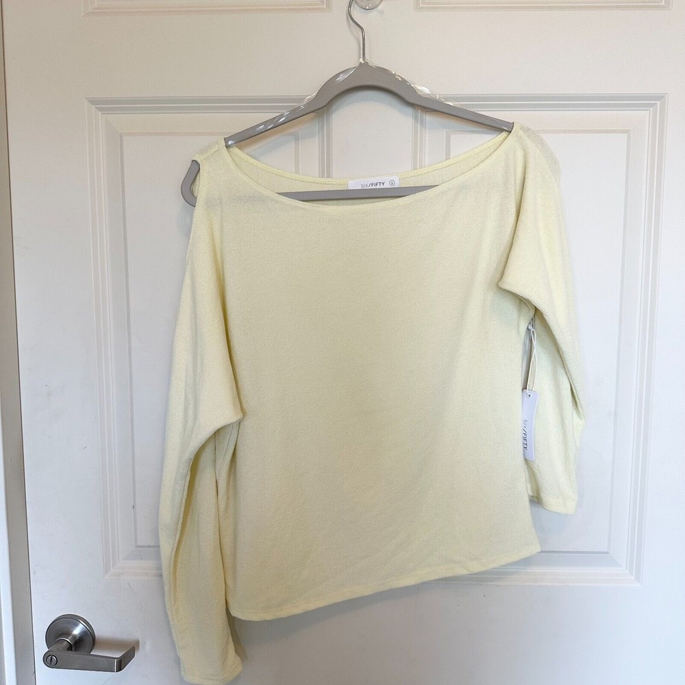 Six Fifty Take My Hand Long Sleeve sweater  Tops - Yellow Small
